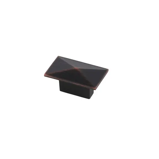 Perry 2" Oil-rubbed Bronze Rectangle Knob Multipack (Set of 10) {4}