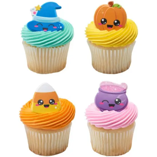 Halloween Cuties Cupcake Rings, 12ct {1}