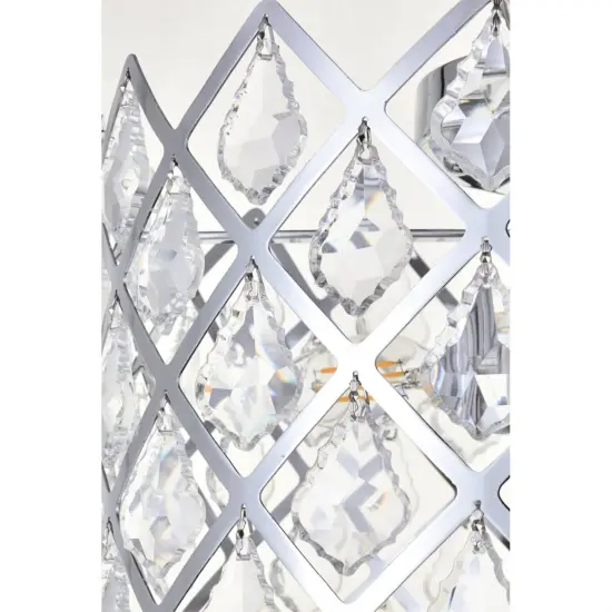 Lyla 13 inch flush mount in chrome {5}