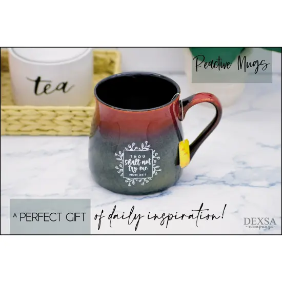 Dexsa Thou Shall Not Designer Ceramic Mug - 16 oz {4}