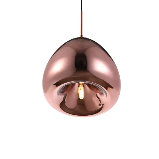 Reflection Collection Pendant D11in H7in Lt:1 Copper finish {4}