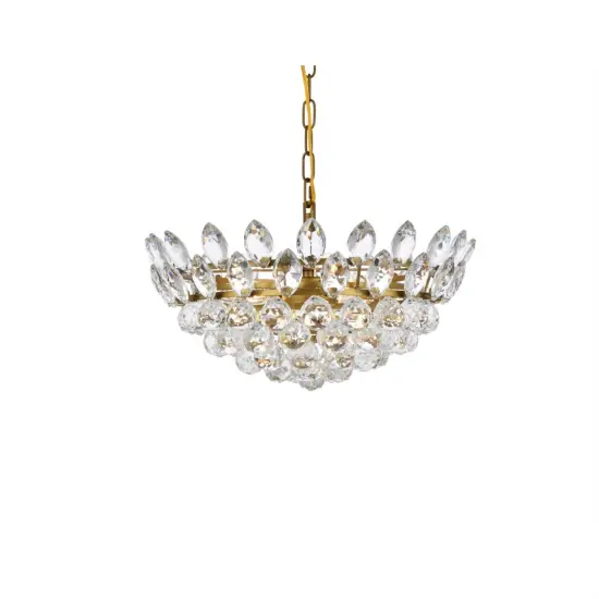 Emilia 18 inch pendant in brass {3}