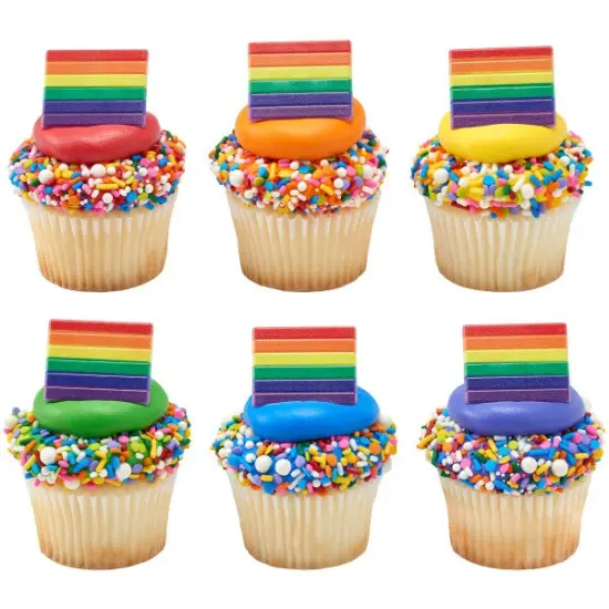 Pride Cupcake Rings, 12ct {2}