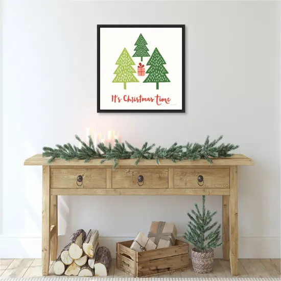 Merry Everything IV Script by Mercedes Lopez Charro Canvas Art Framed {6}