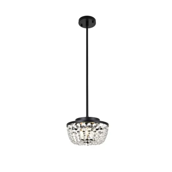 Gianna 10 inch pendant in black {1}