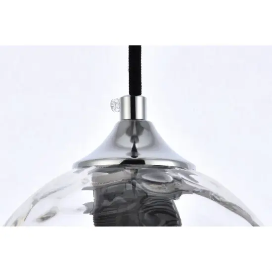 Cashel 6 inch chrome pendant {5}