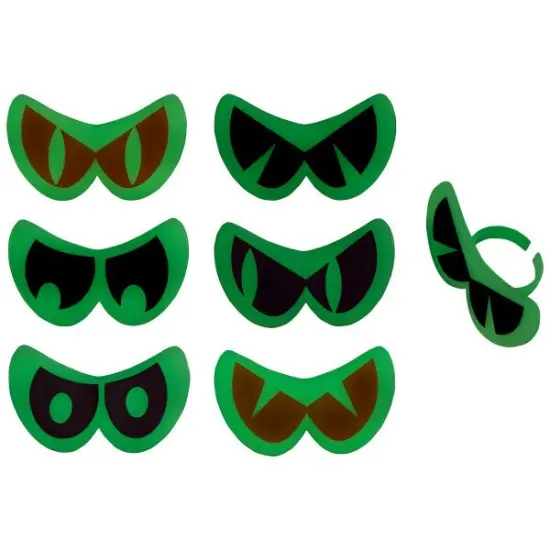 Scary Glow Eyes Cupcake Rings, 12ct {3}