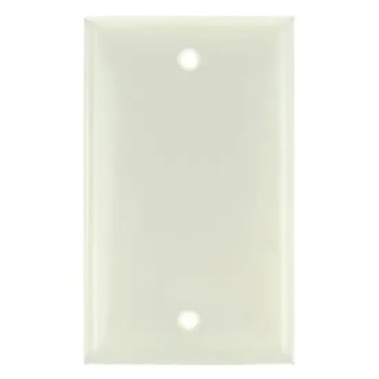 SUNLITE 1 Gang Blank Wall Plate Almond Color E401A {1}