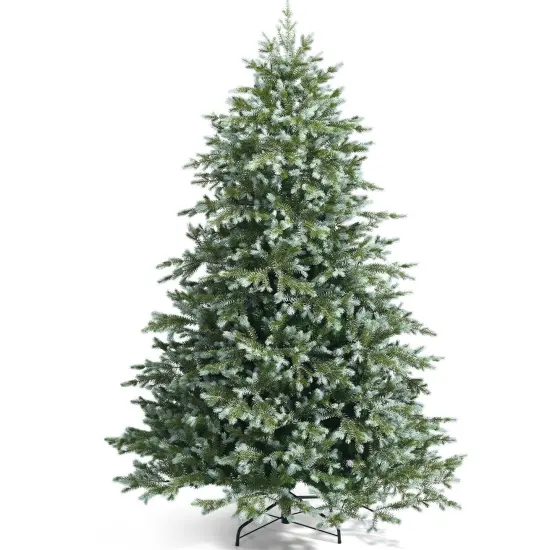 7 Feet Artificial Christmas Tree with 1260 Mixed PE and PVC Tips {1}