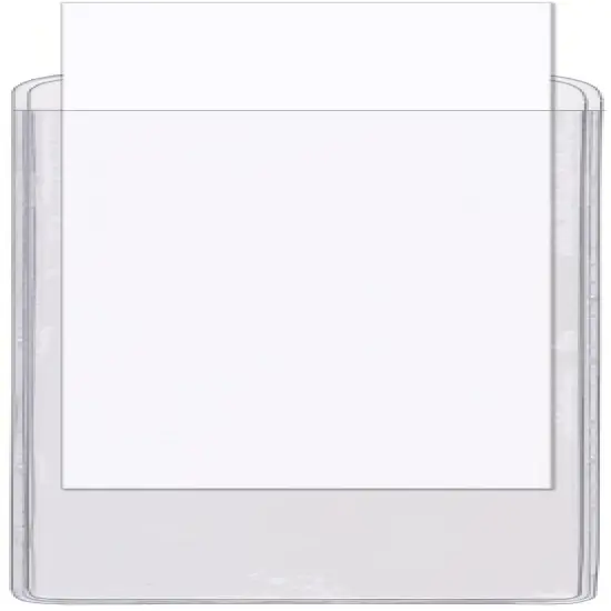 StoreSMART - Plastic Bookmark Holders - Square Top - 2 3/8" x 8" - fits photo booth photos - Made in USA {4}