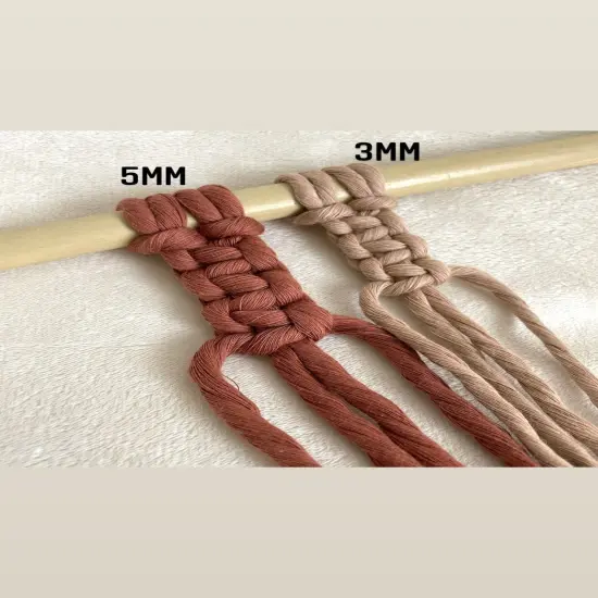 3mm EGYPTIAN GIZA COTTON | Single Strand Macrame Cord Dark Teal {6}