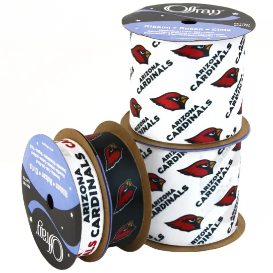 Cardinals Printed Ribbon 4 Pack {1}