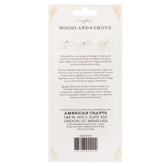 Maggie Holmes Woodland Grove Clear Stamps-10/Pkg {2}