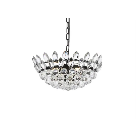 Emilia 18 inch pendant in black {3}