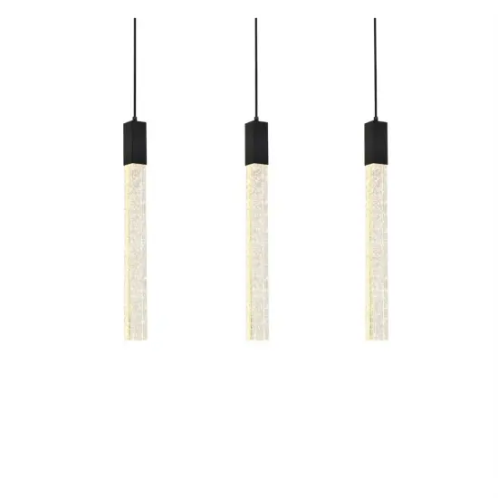 Weston 3 lights pendant in black {3}