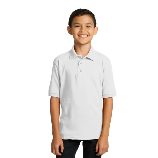 Kids Half Sleeve Polo T-Shirts &ndash; 100% Cotton, Soft & Breathable Fabric, Boys' Casual Wear, Youth Classic Fit, Durable & Stylish School Uniform Tee {1}