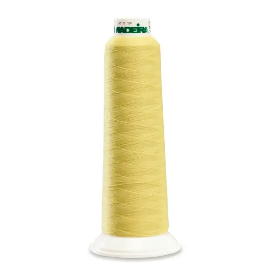 Aerolock Polyester Serger Thread --- 2,000 Yds --- Lemon Color -- Ref. # 8660 by Madeira&reg; {1}