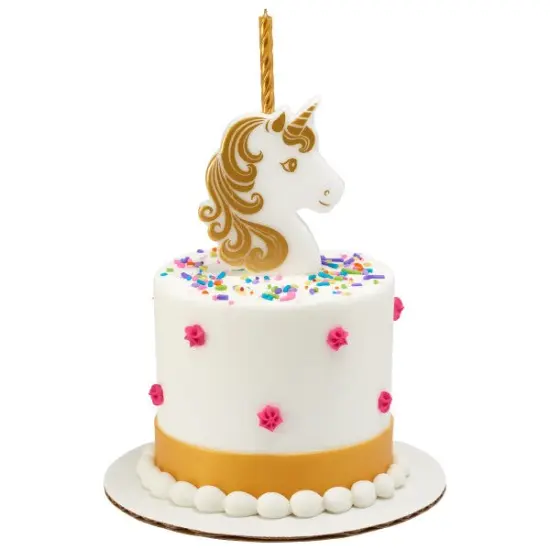 Golden Unicorn Candle Holder, 1pc {2}