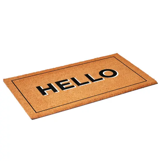 Calloway Mills Hello With Border Doormat {5}