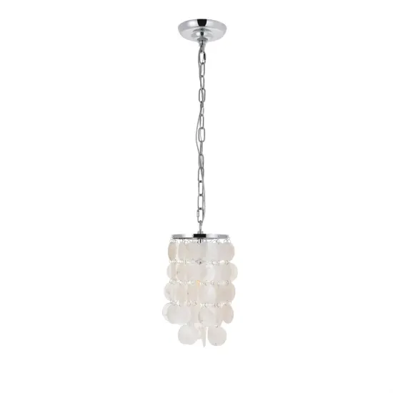 Selene 1 light Chrome Pendant {5}