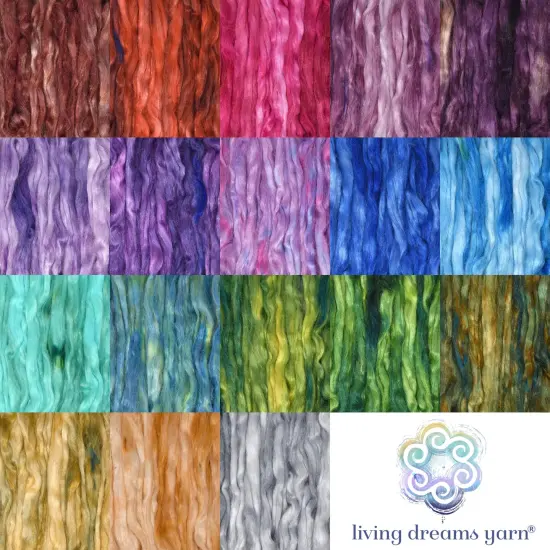 FIRESTAR Nylon Fiber for Spinning, Blending, Dyeing, Felting and Doll Making. Trilobal Nylon Combed Top {3}