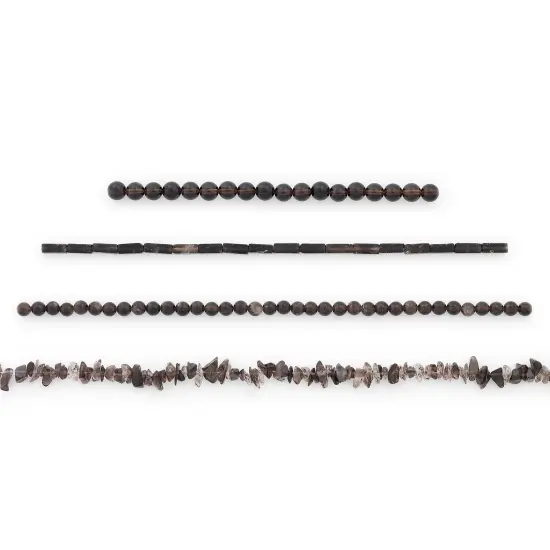 Smoky Quartz Natiral Gemstone Beads Collection Value Pack {1}