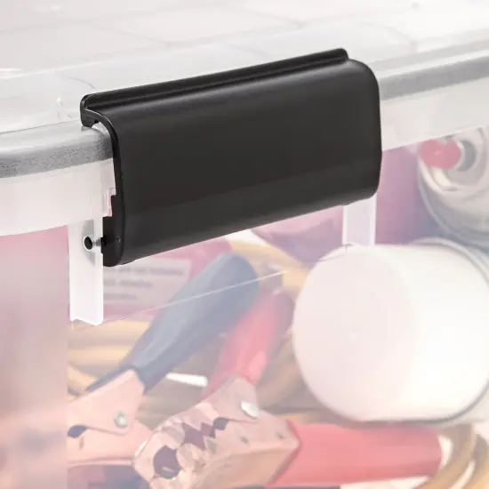 IRIS USA 19qt WEATHERPRO Airtight Plastic Storage Bin with Lid and Seal and Secure Latching Buckles {5}