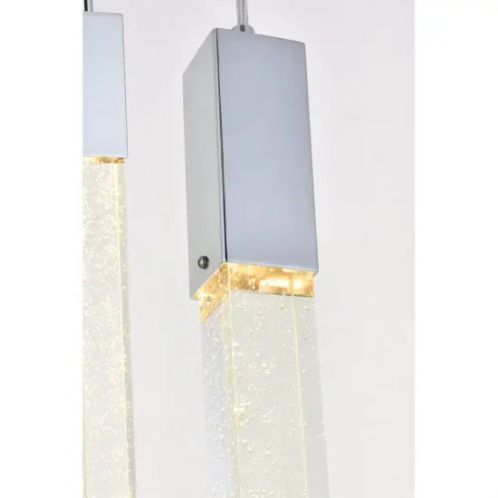 Weston 3 lights pendant in chrome {4}