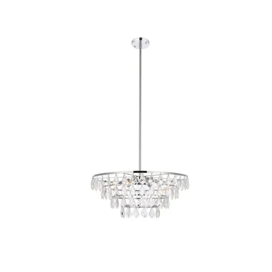 Ella 24 inch pendant in chrome {1}