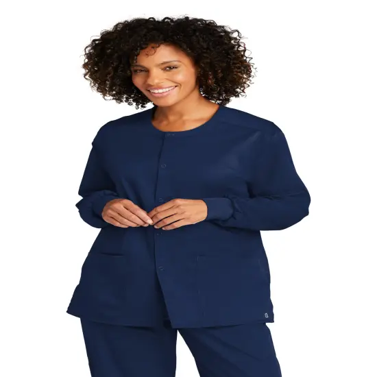 Jackets and Lab Coats for Ultimate Comfort and Style-with our stylish scrub apparel and clinical uniforms | Redefine nursing scrubs and embrace lab coat fashion for a blend of comfort and trendsetting elegance | RADYAN&reg; Black {6}