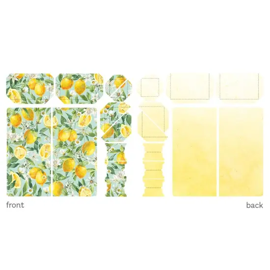 P13 Travel Journal Elements Set 33/Pkg-Fresh Lemonade {4}