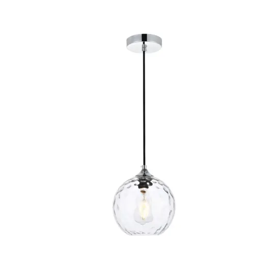 Cashel 8 inch chrome pendant {1}