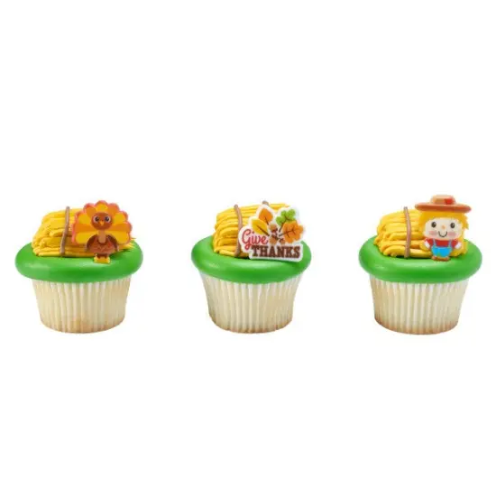 Harvest Friends Cupcake Rings, 12ct {1}