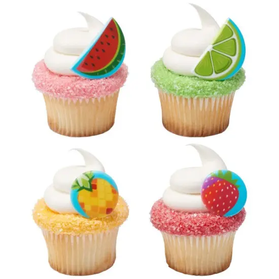 Fruit Assortment Cupcake Rings, 12ct {1}