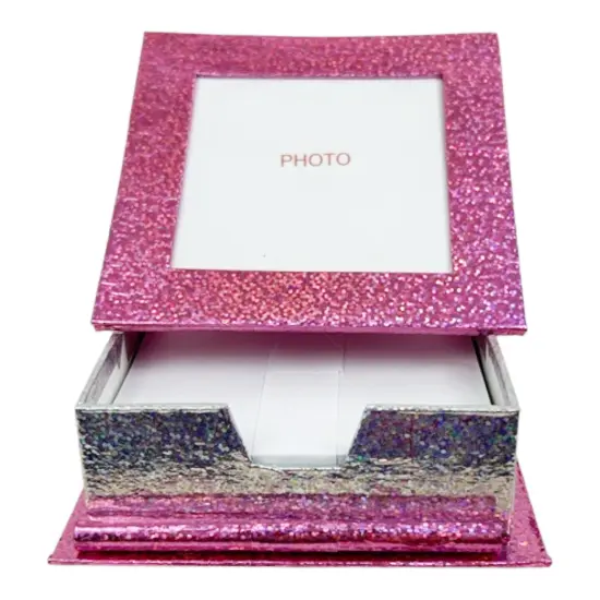 Value Pack of 3 Frame Box With paper Tray - Pink/Silver {2}