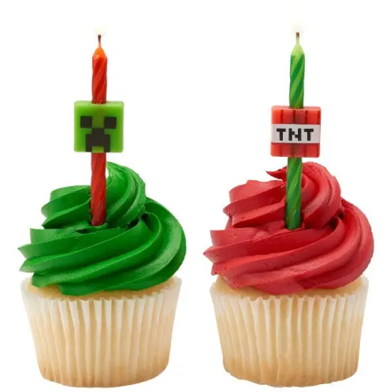 MINECRAFT Icon Character Candles, 6pc {2}