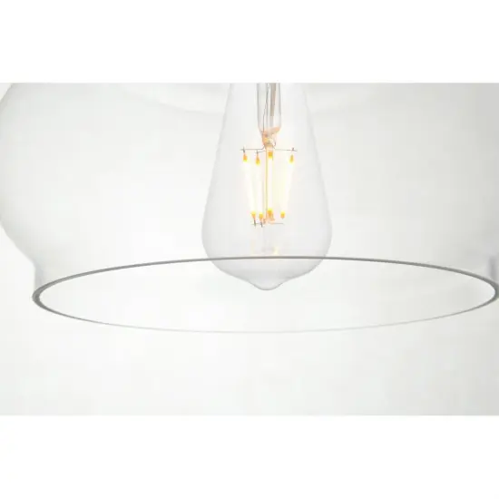 Destry 1 Light Chrome Pendant With Clear Glass {4}