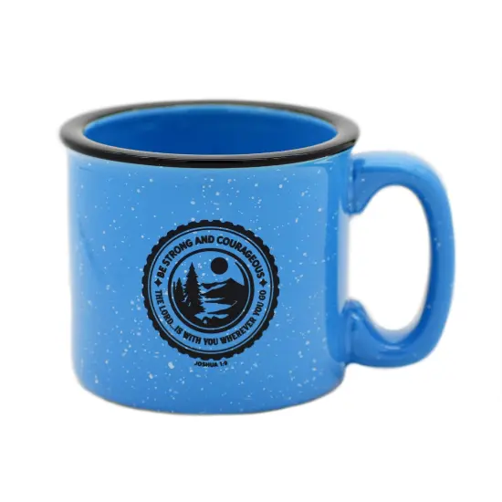 Dexsa Be Strong And Courageous 15 ounce Designer Ceramic Mug {1}