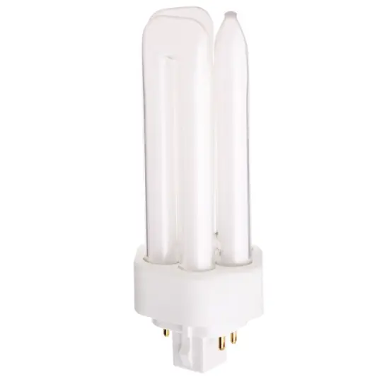 Satco S6746 26W Triple Tube 4-Pin GX24Q-3 Plug-In base 3000K fluorescent bulb {1}