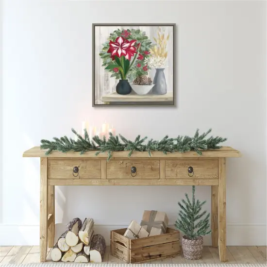 Natural Holiday Light by Julia Purinton Canvas Art Framed {5}