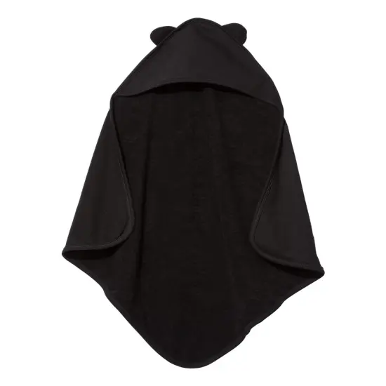 Baby - Toddler Hooded Towel with Ears, Various Colors by Rabbit Skins&reg; Black {1}
