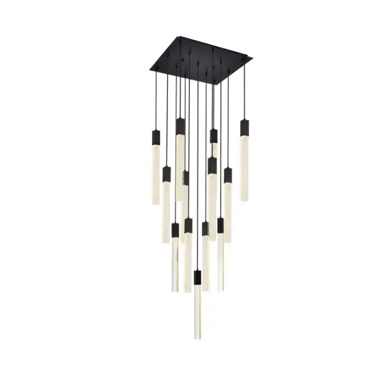 Weston 13 lights pendant in black {1}