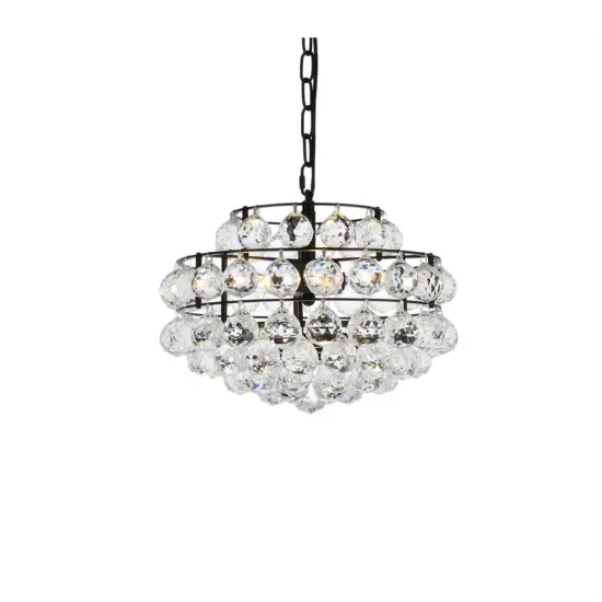 Savannah 14 inch pendant in black {3}