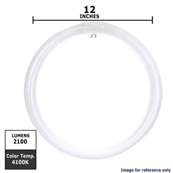 SUNLITE 32W 12 inch T9 Cool White Circline 4-Pin Light Bulb {2}