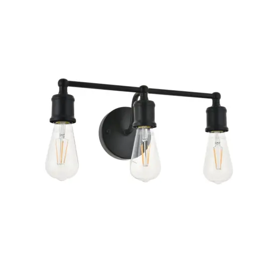 Serif 3 light black Wall Sconce {5}