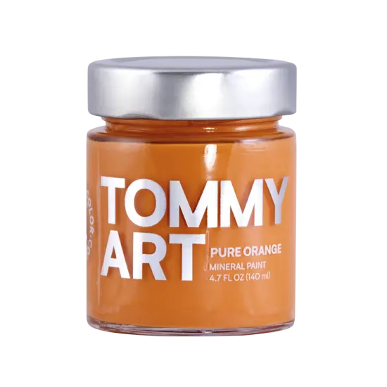 Tommy Art - Color - Pure Orange Mineral Paint 140ml {1}