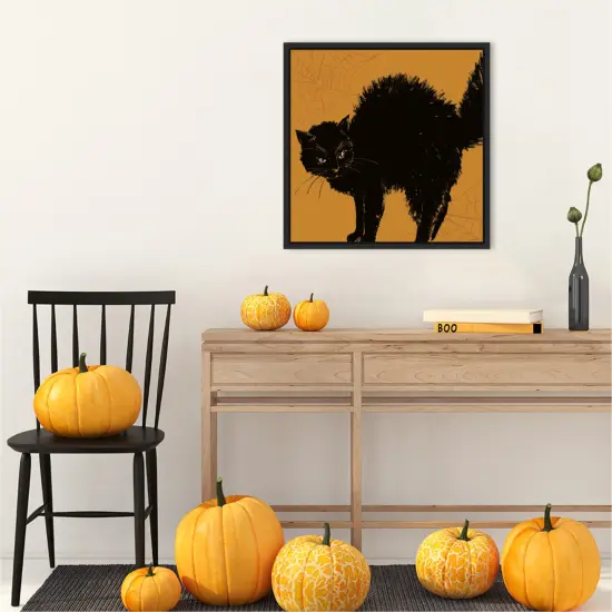 Haunted Halloween VII by Anne Tavoletti Canvas Art Framed {5}