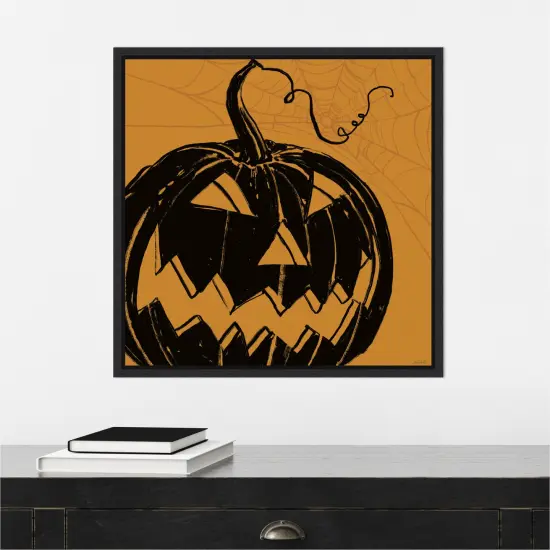 Haunted Halloween XII by Anne Tavoletti Canvas Art Framed {6}