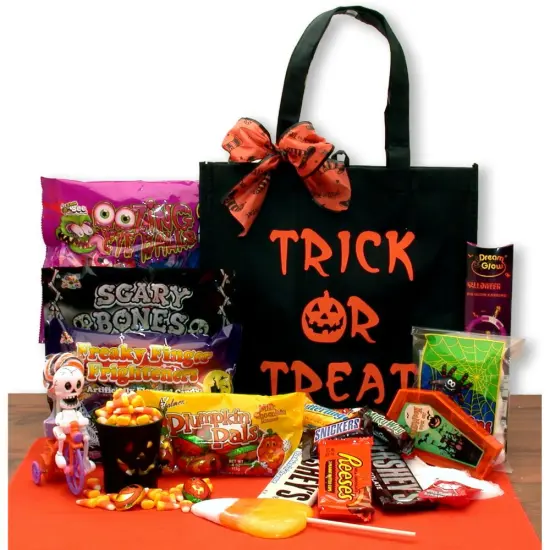 GBDS Trick Or Treat Halloween Gift Tote- halloween gift basket {1}
