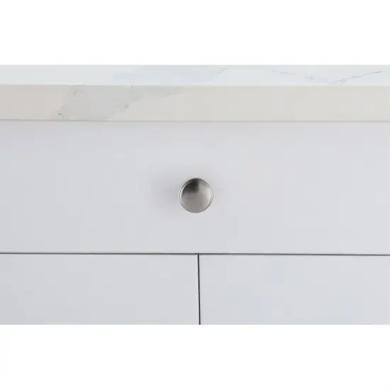 Kaid 1.2" Diameter Brushed Nickel Mushroom Knob Multipack (Set of 10) {2}